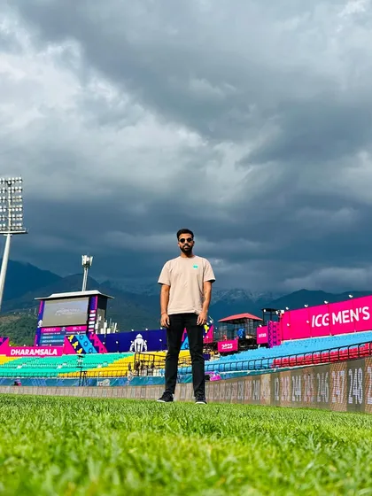 Standing strong on the world's most beautiful cricket ground. The combination of sport and nature here is unparalleled.
