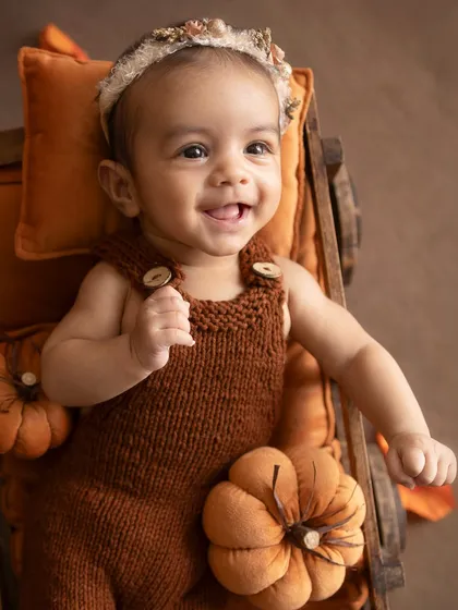 Another happy, tongue-out smile from this adorable 3-month-old.