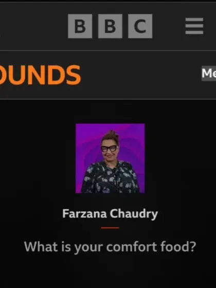 A screenshot from my feature on BBC Sounds. Being on an international platform like the BBC was an incredible experience.