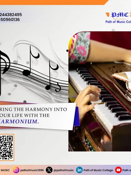 Bring harmony into your life with the harmonium. We offer both group and individual classes that are perfect for learning devotional music, vocal accompaniment, and classical tunes.