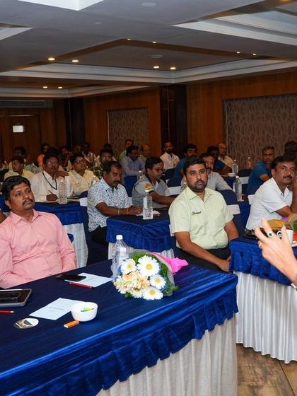 The audience at the IAI training program in Bangalore.
