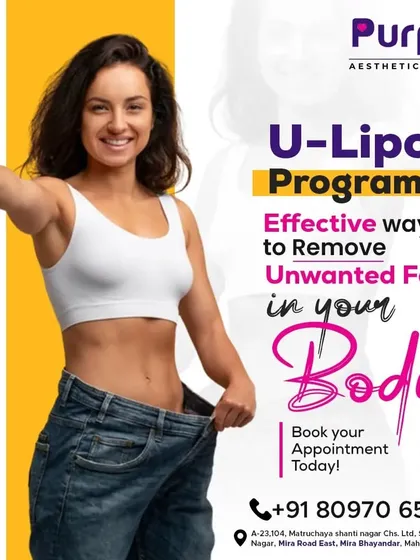 Our U-Lipo program is a highly effective way to remove unwanted fat from your body. This treatment helps you achieve a more sculpted look without any surgery or downtime.