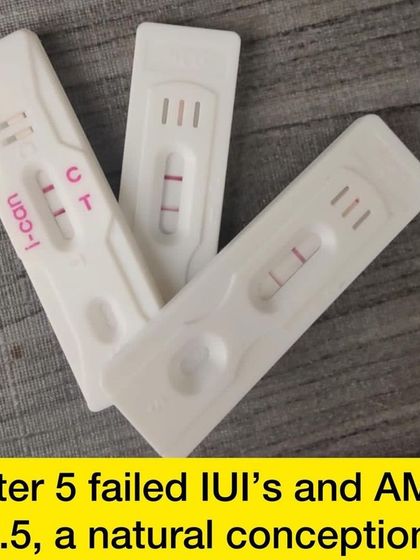 After 5 failed IUIs and an AMH of 1.5, this student took a break from treatments to try naturally. My webinar's breathing exercises helped her relax, and she conceived.