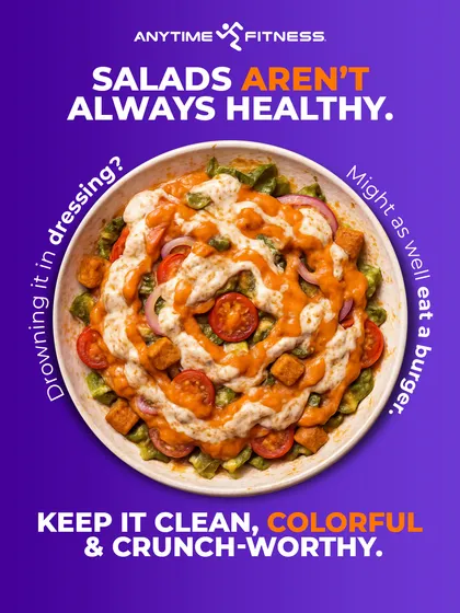 Just because it's called a salad doesn't mean it's healthy. A salad drowned in creamy dressing can have more calories than a burger. We teach you to keep it clean, colorful, and crunch-worthy.