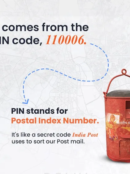 The '6' in Delhi 6 comes from its PIN code, 110006. PIN stands for Postal Index Number, a secret code India Post uses to sort mail efficiently.