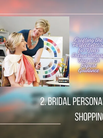 I offer Bridal Personal Shopping services, providing expert guidance to help you craft the perfect attire for your extraordinary day.