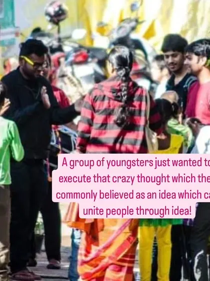 This is how it all started. A group of youngsters with a crazy idea to unite people through dance. This photo captures the grassroots energy of our early days, which laid the foundation for the movement.