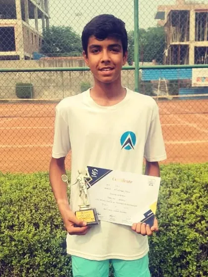 Shreyas became a finalist at the AITA Under 16 Championship Series tournament held in Gurgaon.