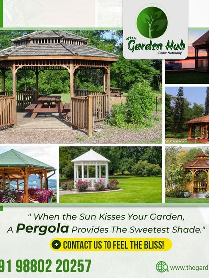 The Garden Hub - Outdoor Structures & Hardscaping Custom Pergolas & Gazebos photo 4