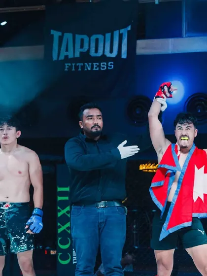 Refereeing for Nepal's best MMA promotion. It was an honor to be a part of the Nepal Warrior Championship and ensure fighter safety.