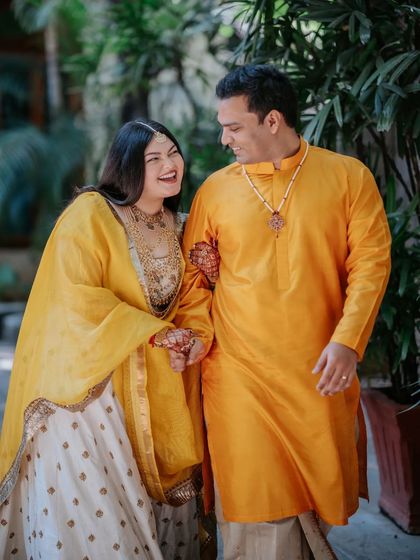 Crimson and Cherry - Full-Service Wedding Planning & Execution Joyful Haldi Ceremonies photo 9