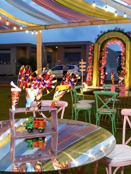 Crimson and Cherry - Full-Service Wedding Planning & Execution Vibrant Sangeet & Mehendi Nights photo 14