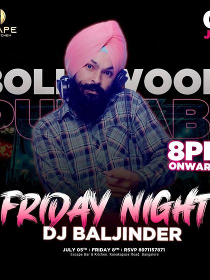 Another poster for my Friday Night Fever event, a staple for those looking for a great start to their weekend.