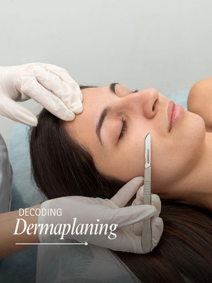 A visual guide to understanding dermaplaning. This procedure uses a surgical scalpel for gentle exfoliation, revealing smoother skin and a brighter glow.
