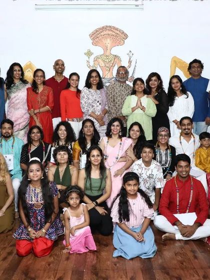 A group photo filled with joy and pride, marking the end of a transformative teacher training course. These students are now equipped to guide others with confidence and knowledge.