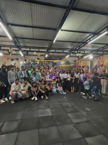 This is our dance family. A snapshot from our 4th-anniversary celebration, filled with the amazing people who make our studio feel like home. We're a community that dances, laughs, and grows together.