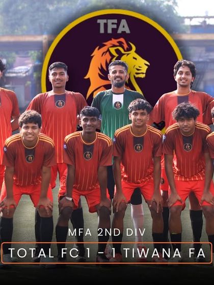 A hard-fought 1-1 draw for our senior team, Total FC, in the MFA 2nd Division.