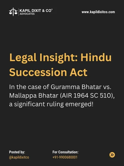 This insight from a significant Supreme Court ruling clarifies a father's ability to gift immovable property to his daughter under the Hindu Succession Act. I use such legal precedents to build the strongest possible case for my clients, ensuring property distribution is equitable and legally sound.