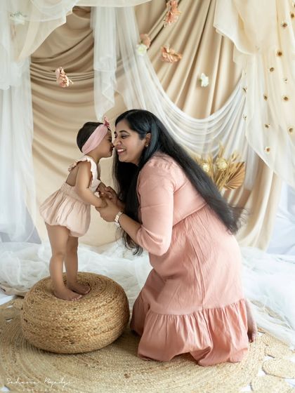 "AMMA". A mother and daughter share a sweet, loving moment. These are the pictures that truly matter.
