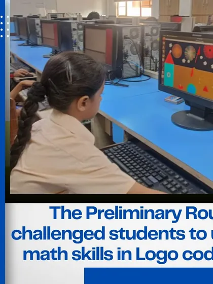 Our "Virtual Strokes" competition challenges students to use their math skills in Logo coding. This preliminary round tested their ability to apply geometric concepts and logical thinking in a creative and technological context.