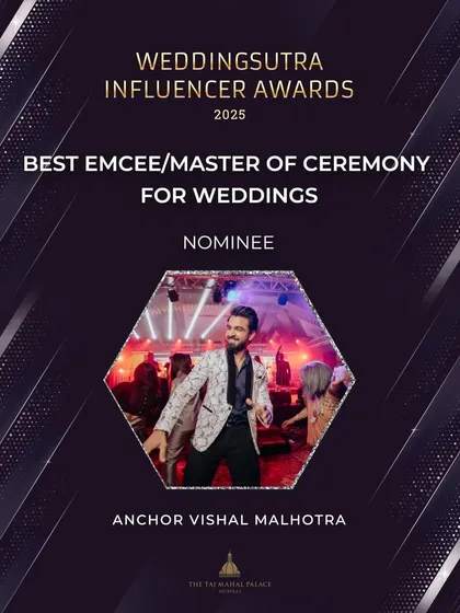 Honored to be nominated for the prestigious WeddingSutra Influencer Awards for the fourth consecutive year. This recognition is a reflection of the trust my clients and their families place in me.