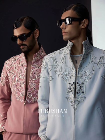 My bomber sets are designed for summertime elegance. The breathable fabrics and timeless silhouettes are perfect for everything from a daytime wedding event to an evening celebration.