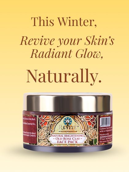 This winter, revive your skin's radiant glow naturally. My Old Rose Clay Face Pack is the perfect remedy for dull, winter skin, bringing back its luminosity.
