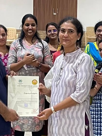 Another moment of gratitude, receiving recognition from the staff at the medical institute. These partnerships allow me to extend the benefits of martial arts training beyond the dojo.