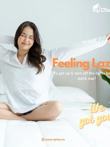 Feeling too lazy to get up and turn off the lights? I've got you. My system lets you control everything from your phone, so you can relax in perfect peace.