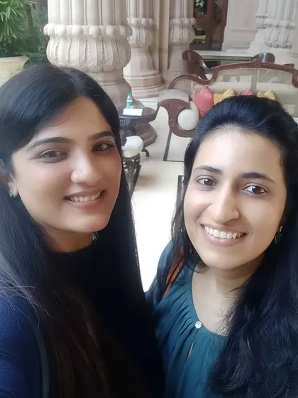 A selfie with a colleague at a medical conference. These events are a wonderful opportunity to learn, connect, and share knowledge with peers in the dermatology community.