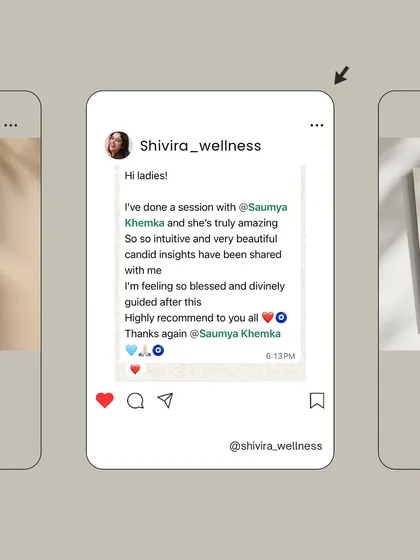 Feeling blessed and divinely guided is the goal of every session I hold. This client's kind words reaffirm the power of creating a safe space for intuitive insights to be shared. Thank you for trusting me with your journey.