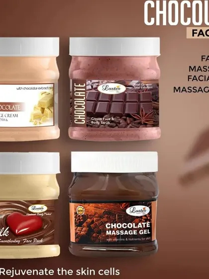 I use quality products like these chocolate-based kits for my body treatments. They include scrubs and massage creams that nourish the skin and provide a very relaxing experience.