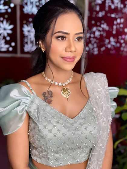 Swarna Nagaraj - Bridal Makeup & Hairstyling Modern Reception & Sangeet Glam photo 30