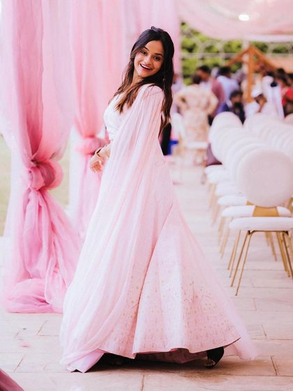 Another look at this dreamy pink outfit. It was perfect for the "Barbie world" theme of the event and added to the fun, whimsical atmosphere of the day.