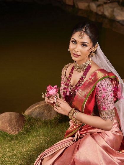 Every girl deserves to shine. This portfolio shot captures the dreamy, ethereal quality of the look we created.