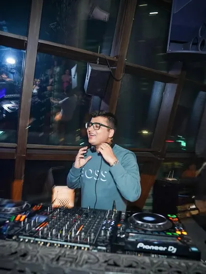A smile on my face as I line up the next beat. This is my happy place.