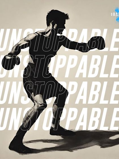 You are the storm. You are the force. You are unstoppable. This graphic captures the empowering spirit we cultivate at ShadowBox.