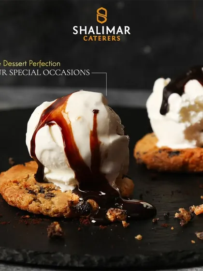 Taste dessert perfection at your special occasions. A scoop of vanilla ice cream melting over a warm chocolate chip cookie is pure indulgence.