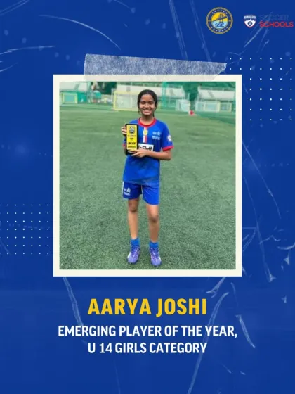 Recognizing emerging talent is key to our development model. Congratulations to Aarya Joshi for being named the Emerging Player of the Year in the U14 girls category at the DPDL league.