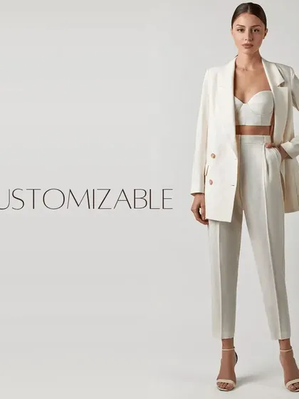 Everything I make is customizable. From the color and fabric to the fit and style details, we can work together to create your dream outfit.