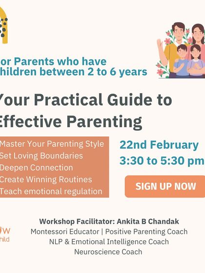 Ankita B Chandak - Early Childhood Parenting Coach The "Why" Behind the "How": Brain Science & NLP for Parents photo 25