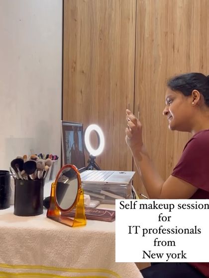 Shikha Agarwal - Personal Self-Makeup Classes My Teaching Style: One-on-One Sessions photo 93
