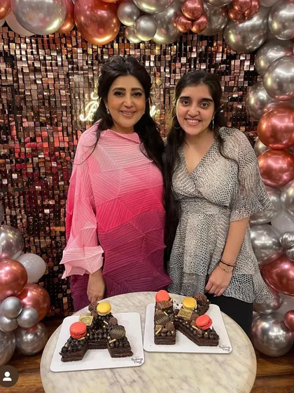 So happy to be a part of this special celebration with Archana Kochhar and her daughter.