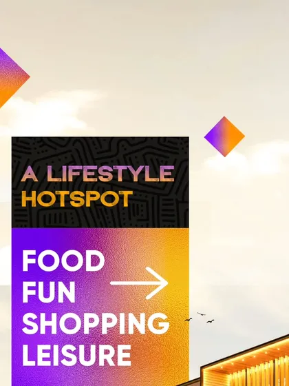 Saya Piazza is more than a shopping center; it's a lifestyle hotspot. This graphic points out the four pillars of our offering: food, fun, shopping, and leisure, all available in one convenient location.