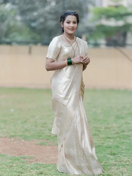 A happy portrait of my client at her baby's naming ceremony.