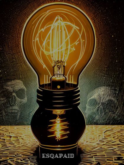 The artwork for my remix of "Turn On The Light," a collaboration with Premik Jolly. We took the original and transformed it into a techno monster, available exclusively on Bandcamp.