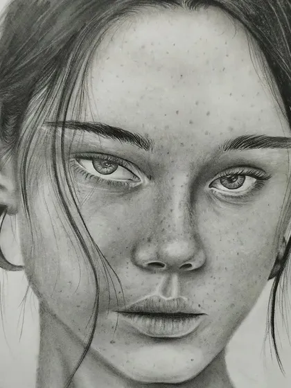 The power of a pencil is limitless. This hyper-realistic portrait was created in our pencil shading workshop, where we teach you how to capture emotion and detail, transforming a simple sketch into a breathtaking piece of art.