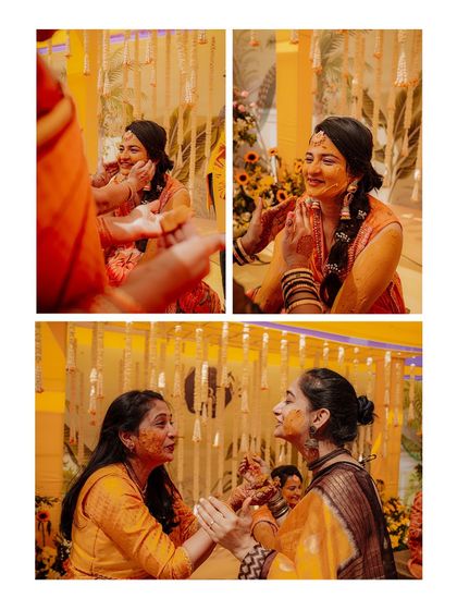 TK Wedding Stories - Wedding & Couples Photography The Haldi: A Celebration of Colour photo 12