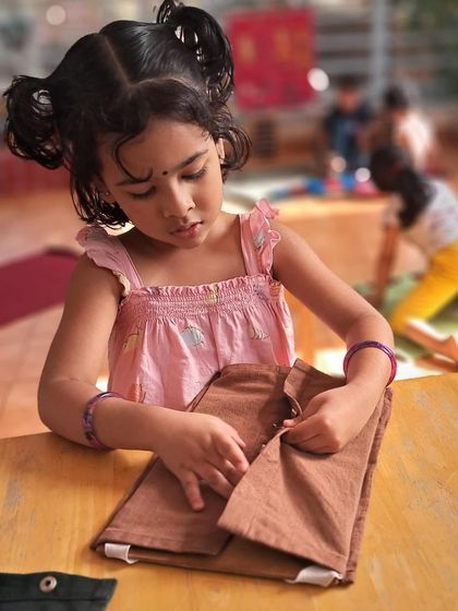 Nivriti Montessori - Day Care Services Practical Life Skills for Independence photo 21