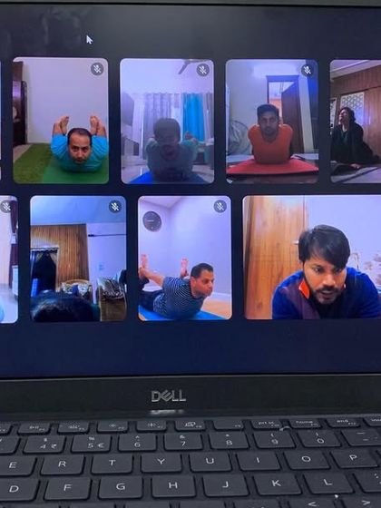 Even beginners can achieve challenging poses with the right guidance. In this online class, new students are making great progress with Dhanurasana (Bow Pose), which helps strengthen the back and tone the abdominal muscles.